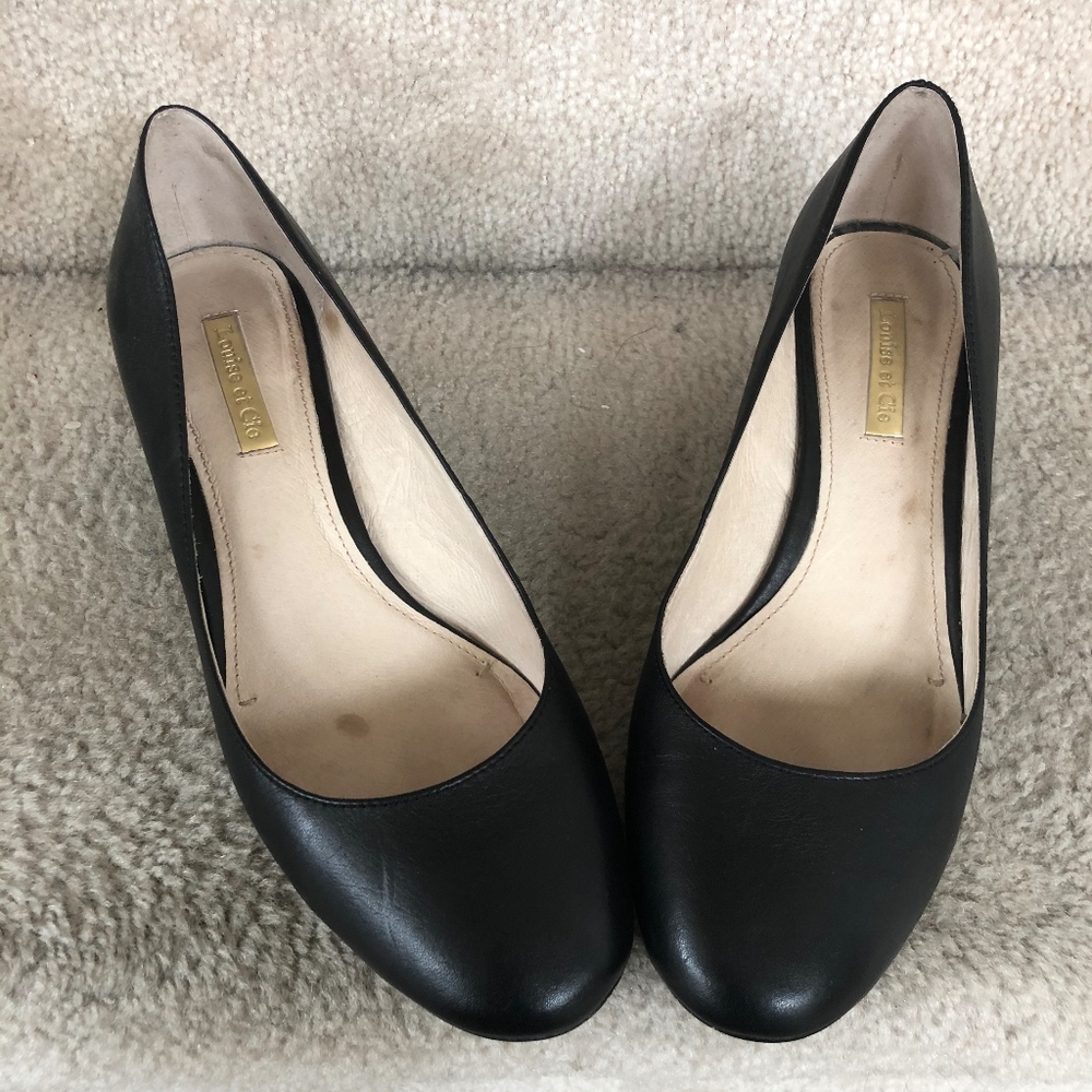 Black block heels US 7.5